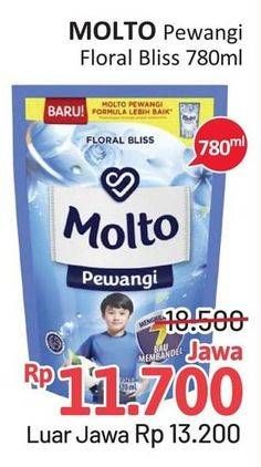 Promo Harga Molto Pewangi Floral Bliss 780 ml - Alfamidi