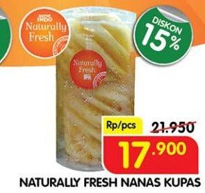 Promo Harga NATURALLY Fresh Nanas Kupas  - Superindo