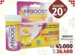 Promo Harga IMBOOST Effervescent with Vitamin C 8 pcs - LotteMart