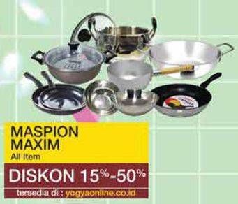 Promo Harga Maspion Peralatan Masak/Maxim Peralatan Masak  - Yogya