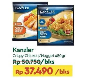 Promo Harga Kanzler Chicken Nugget Original, Crispy 450 gr - TIP TOP
