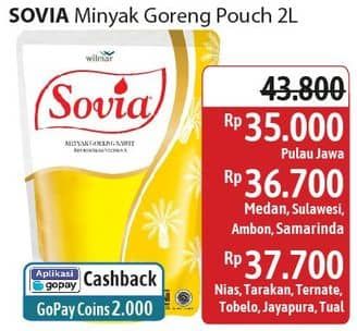 Promo Harga Sovia Minyak Goreng 2000 ml - Alfamidi