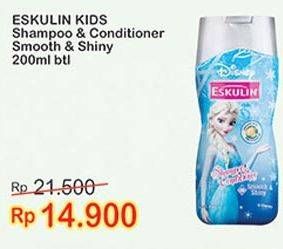 Promo Harga ESKULIN Kids Shampoo & Conditioner Smooth Shiny 200 ml - Indomaret