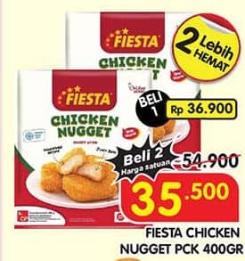 Promo Harga Fiesta Naget Chicken Nugget 400 gr - Superindo