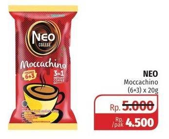 Promo Harga Neo Coffee 3 in 1 Instant Coffee per 9 sachet 20 gr - Lotte Grosir