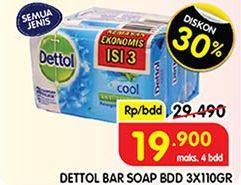 Promo Harga Dettol Bar Soap All Variants 110 gr - Superindo