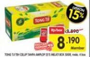 Promo Harga Tong Tji Teh Celup Original Tea Tanpa Amplop per 25 pcs 2 gr - Superindo