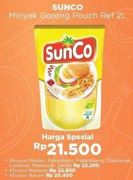 Promo Harga SUNCO Minyak Goreng 2 ltr - Alfamart