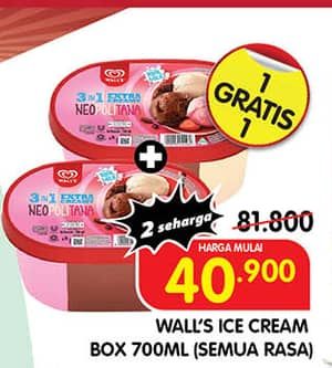 Promo Harga Walls Ice Cream All Variants 700 ml - Superindo