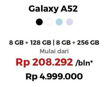 Promo Harga SAMSUNG Galaxy A52  - Erafone