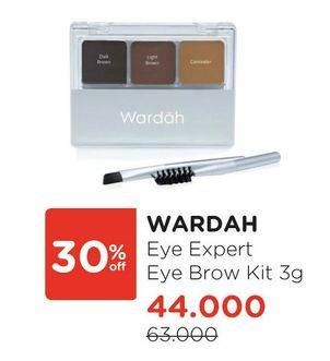 Promo Harga WARDAH Eyexpert Eyebrow Kit  - Watsons
