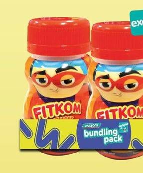 Promo Harga FITKOM Vitamin Anak Tablet Curvy, Strawberry 21 pcs - Watsons