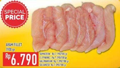 Promo Harga Ayam Fillet per 100 gr - Hypermart