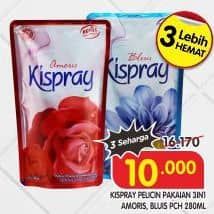 Promo Harga Kispray Pelicin Pakaian Amoris, Bluis 300 ml - Superindo