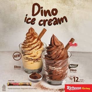 Promo Harga Dino Ice Cream  - Richeese Factory