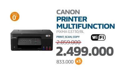 Promo Harga Canon Pixma G3730 Printer 3-in-1  - Electronic City