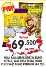 Promo Harga Anak Raja Beras/Raja Platinum Beras Slyp Super   - Superindo