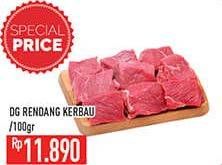 Promo Harga Daging Rendang Kerbau per 100 gr - Hypermart