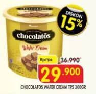 Promo Harga Hollanda Chocolatos Wafer 300 gr - Superindo