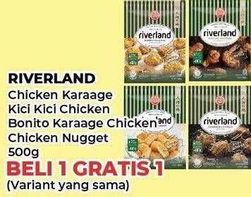 Promo Harga Riverland Chicken Karaage/Kici Kici Chicken/Bonito Karaage Chicken/Chicken Nugget  - Yogya
