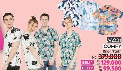 Promo Harga COMFY Rayon Shirt  - LotteMart