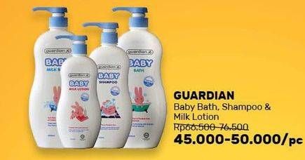 Promo Harga GUARDIAN Baby Bath/Shampoo/Milk Lotion   - Guardian