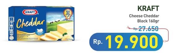 Promo Harga Kraft Cheese Cheddar 160 gr - Hypermart