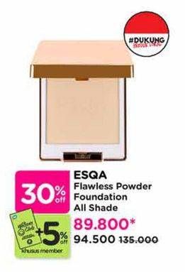 Promo Harga ESQA Flawless Powder Foundation All Variants  - Watsons