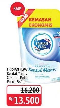 Promo Harga FRISIAN FLAG Susu Kental Manis Cokelat, Putih 560 gr - Alfamidi