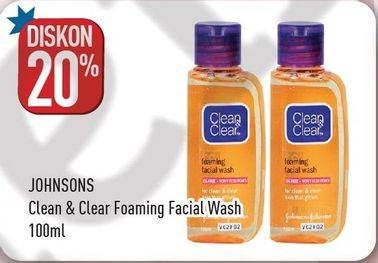 Promo Harga CLEAN & CLEAR Facial Wash 100 ml - Hypermart