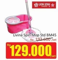Promo Harga LION STAR Livina Spin Mop BM-45  - Hari Hari