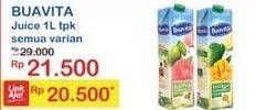 Promo Harga BUAVITA Fresh Juice All Variants 1000 ml - Indomaret