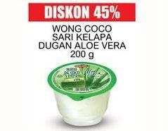 Promo Harga WONG COCO Aloe Vera 200 gr - Indomaret