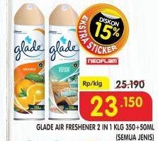 Promo Harga GLADE Aerosol All Variants 400 ml - Superindo