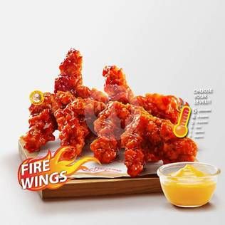 Promo Harga Richeese Fire Wings 6 Pcs  - Richeese Factory