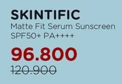 Promo Harga Skintific Matte Fit Serum Sunscreen SPF50+ PA++++  30 gr - Watsons