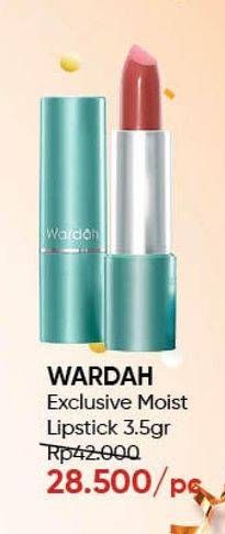 Promo Harga WARDAH Exclusive Lipstick Moist  - Guardian