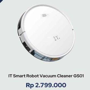 Promo Harga IT Smart Robot Vacuum Cleaner GS01  - iBox