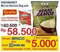 Promo Harga Indomaret Beras Ramos 5 kg - Indomaret