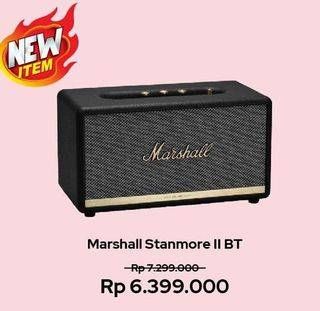 Promo Harga Marshall Stanmore II Black  - Erafone