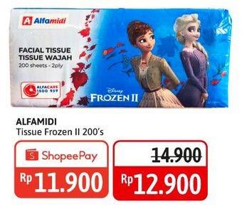 Promo Harga Alfamidi Facial Tissue Frozen 200 pcs - Alfamidi