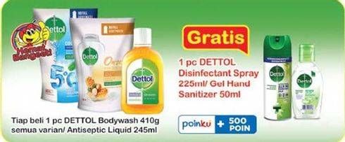 Dettol Body Wash/Antiseptic Germicide Liquid