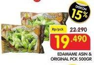 Promo Harga Edamame Asin, Original 500 gr - Superindo