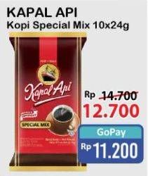 Promo Harga Kapal Api Kopi Bubuk Special Mix per 10 sachet 25 gr - Alfamart