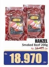 Promo Harga Hanzel Smoked Beef 200 gr - Hari Hari