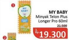Promo Harga MY BABY Minyak Telon Plus Longer Protection 60 ml - Alfamidi
