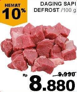 Promo Harga Daging Rendang Sapi Defrost per 100 gr - Giant