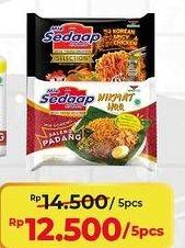 SEDAAP Mie Korean Spicy Chicken 87g, Ayam Bakar Limau 89g, Salero Padang 86g
