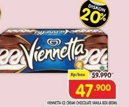 Promo Harga WALLS Ice Cream Viennetta Choco Vanila 800 ml - Superindo