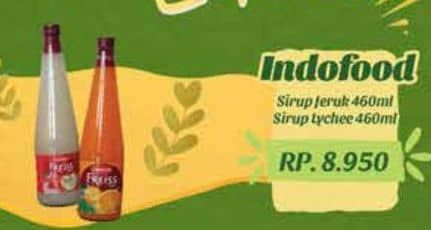 Promo Harga Freiss Syrup Squash Lychee, Orange 500 ml - Yogya